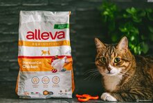 Корм для кошек Аллева отличается прекрасными вкусовыми качествами,благодаря высокому содержанию отборных высококачественных белков и жиров животного происхождения.Использование фитонутриентов,фруктов,овощей и необходимых питательных веществ позволяет достигать своей основной цели - благополучие домашних питомцев