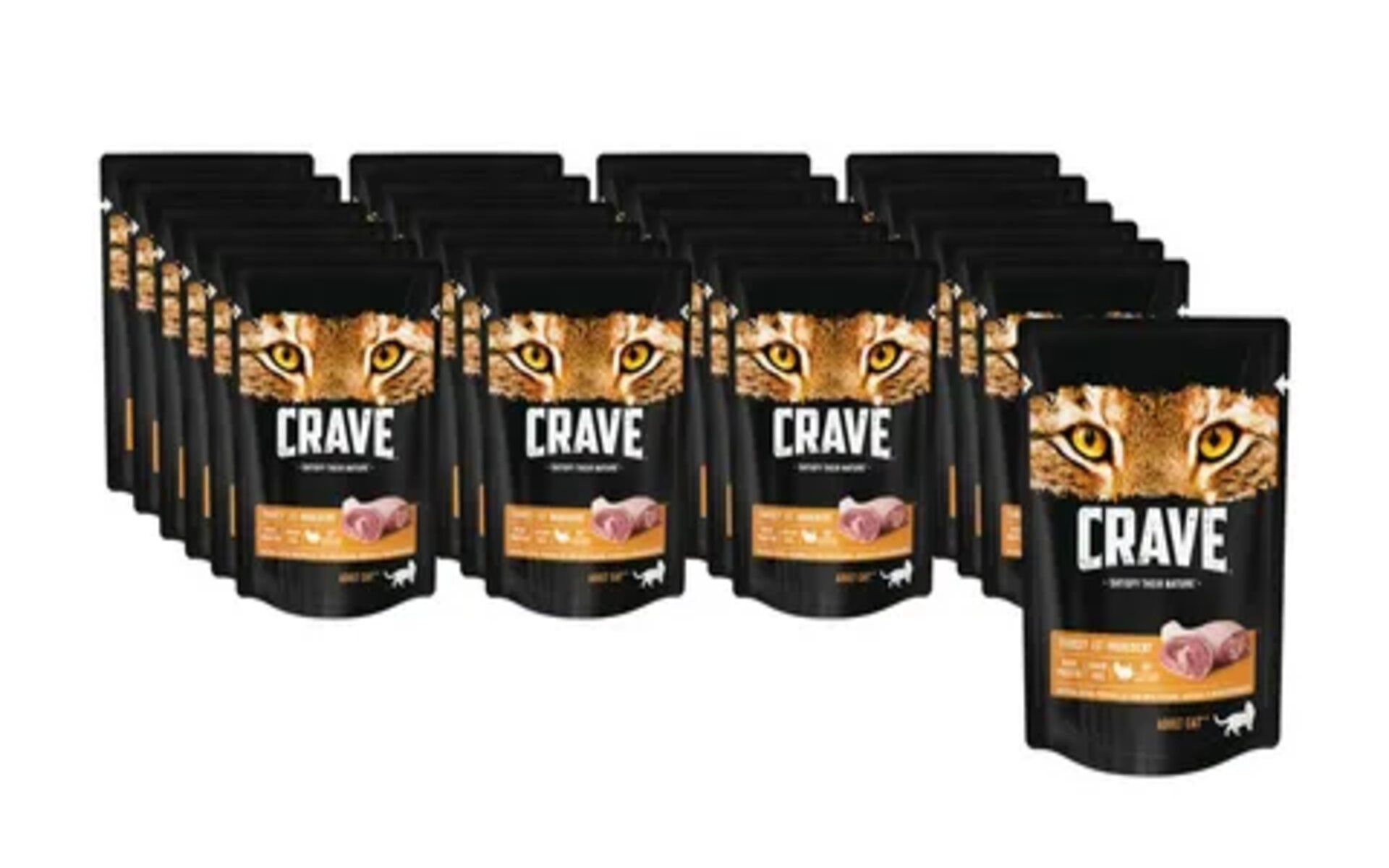 Корм CRAVE в желе для кошек с индейкой — это изысканное угощение, которое обеспечивает полноценный рацион для вашего питомца. Он содержит много белка, не содержит зерновых добавок, искусственных красителей, ароматизаторов и консервантов, что делает его натуральным и безопасным