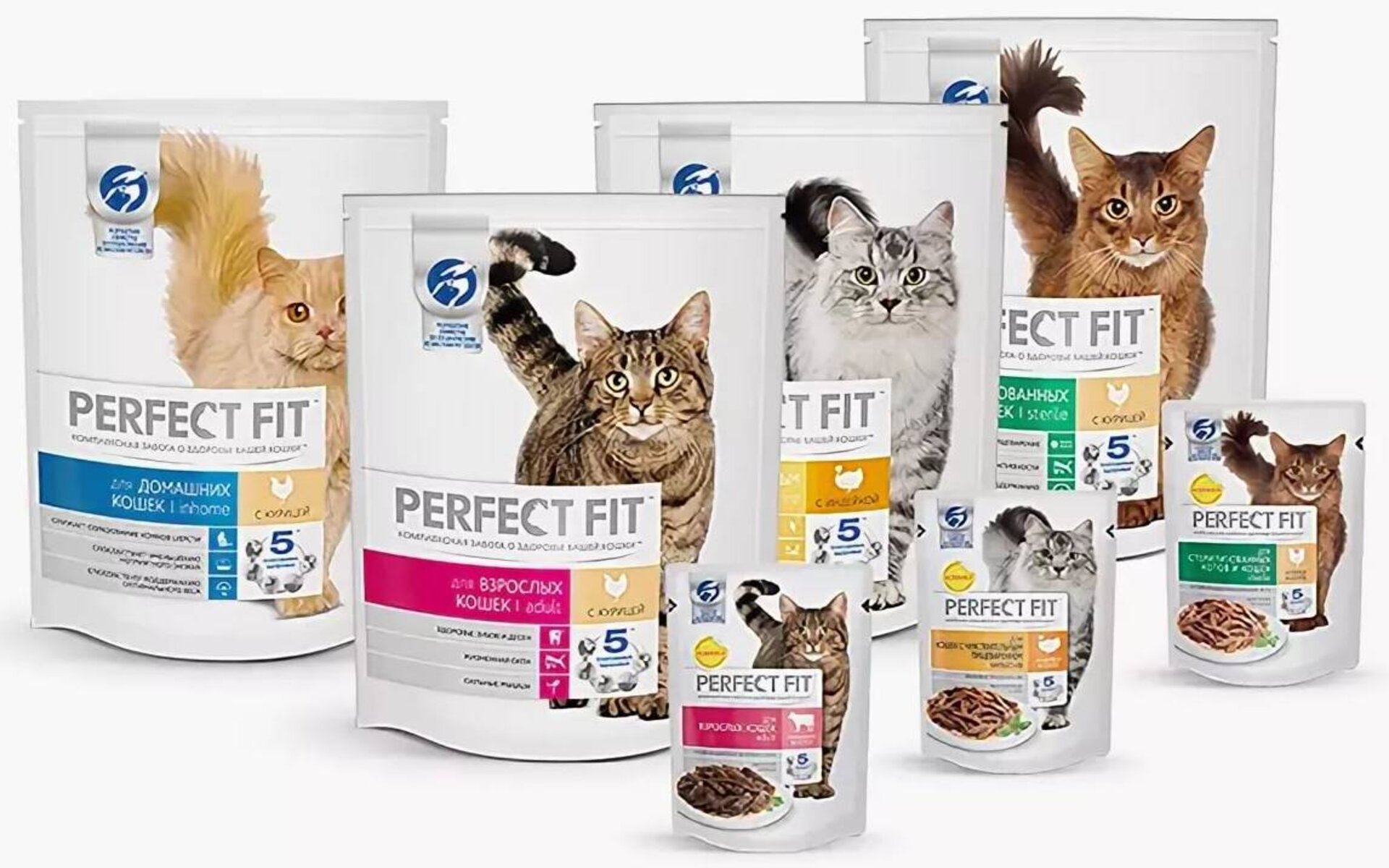 Продукция Perfect Fit предлагает богатый выбор вкусов, чтобы ваша любимая кошка могла наслаждаться разнообразным и полноценным питанием