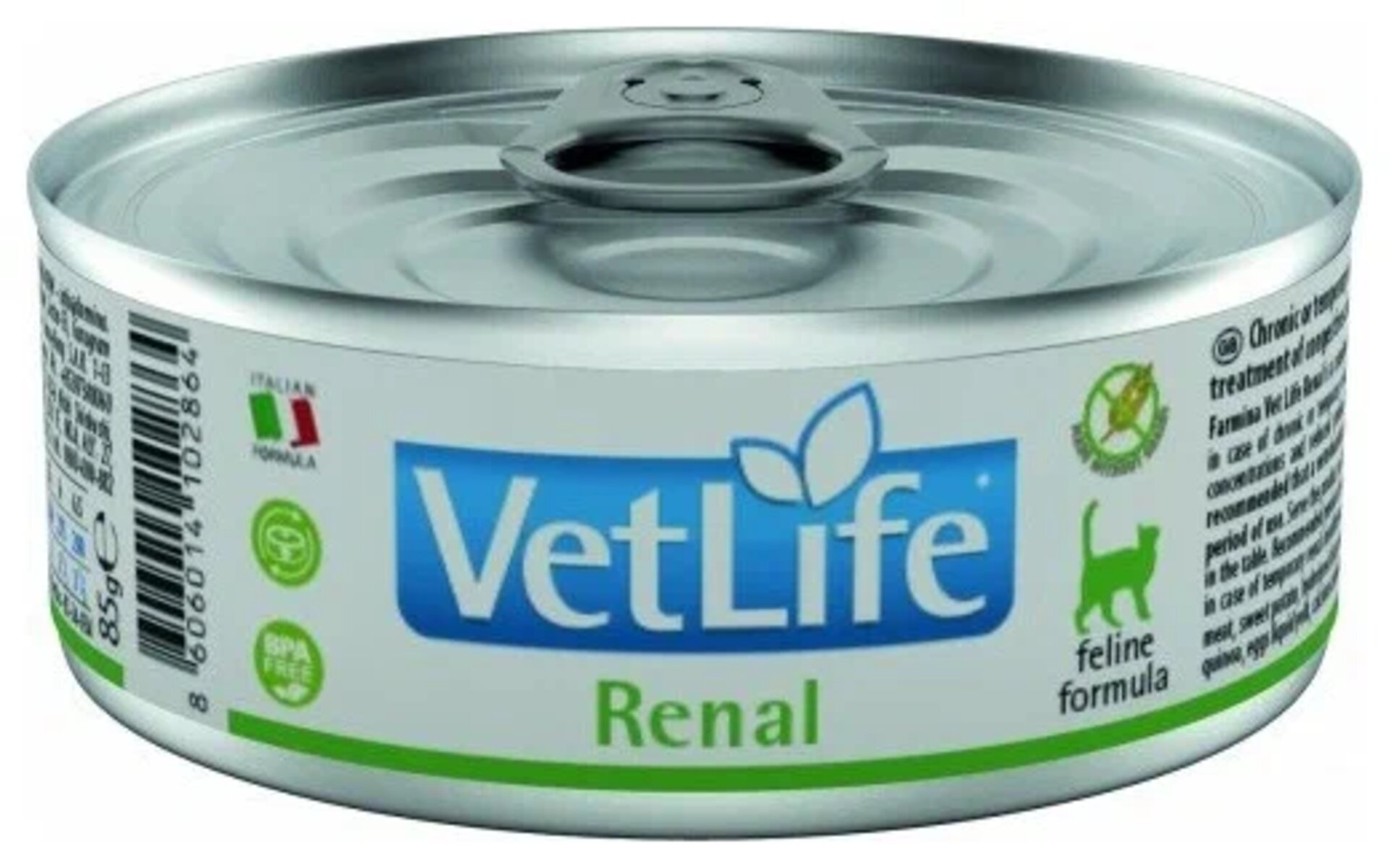 Корм для кошек Ренал от Vet Life может использоваться на долгосрочной основе для поддержания здоровья кошек с проблемами почек, а также для профилактики развития почечной недостаточности у животных из группы риска.