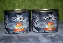 Корм для кошек премиум класса Wellkiss представляет собой сбалансированное питание для разных этапов жизни питомцев, включая котят, взрослых и пожилых животных