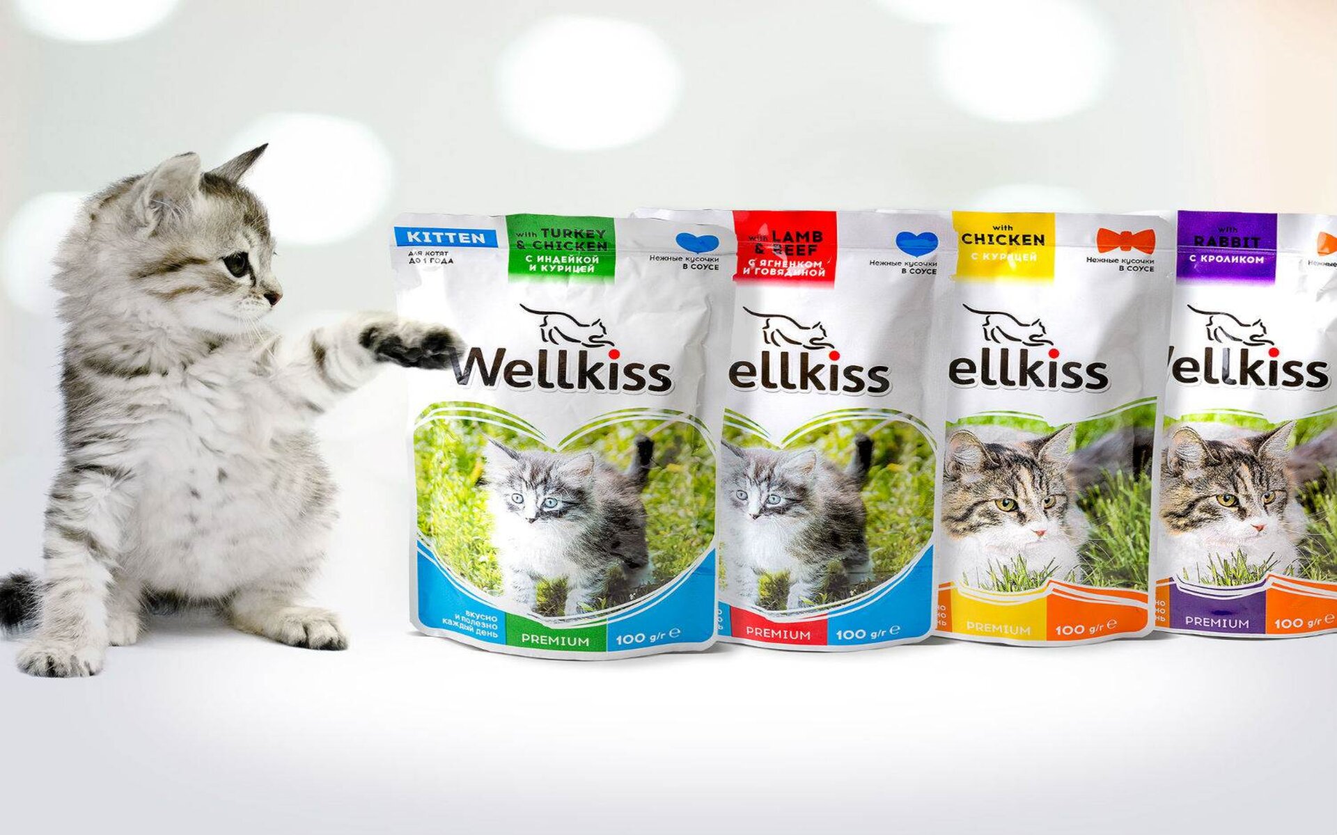 Влажный корм для кошек Wellkiss отличается высоким качеством и сбалансированным составом. Он содержит все необходимые питательные вещества, витамины и минералы, которые способствуют поддержанию здоровья и активности вашего питомца.